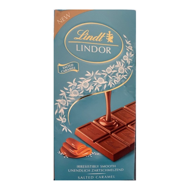 Lindt LINDOR Salted Caramel Milk Chocolate Bar