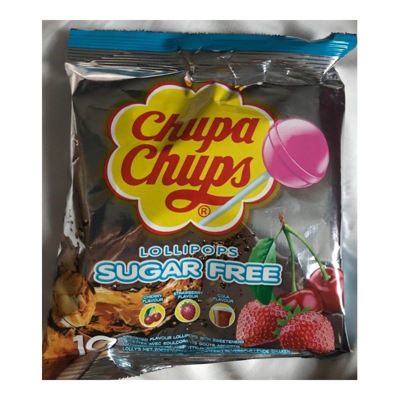 Chupa Chups Chupa Chups Sugar Free Lollipops